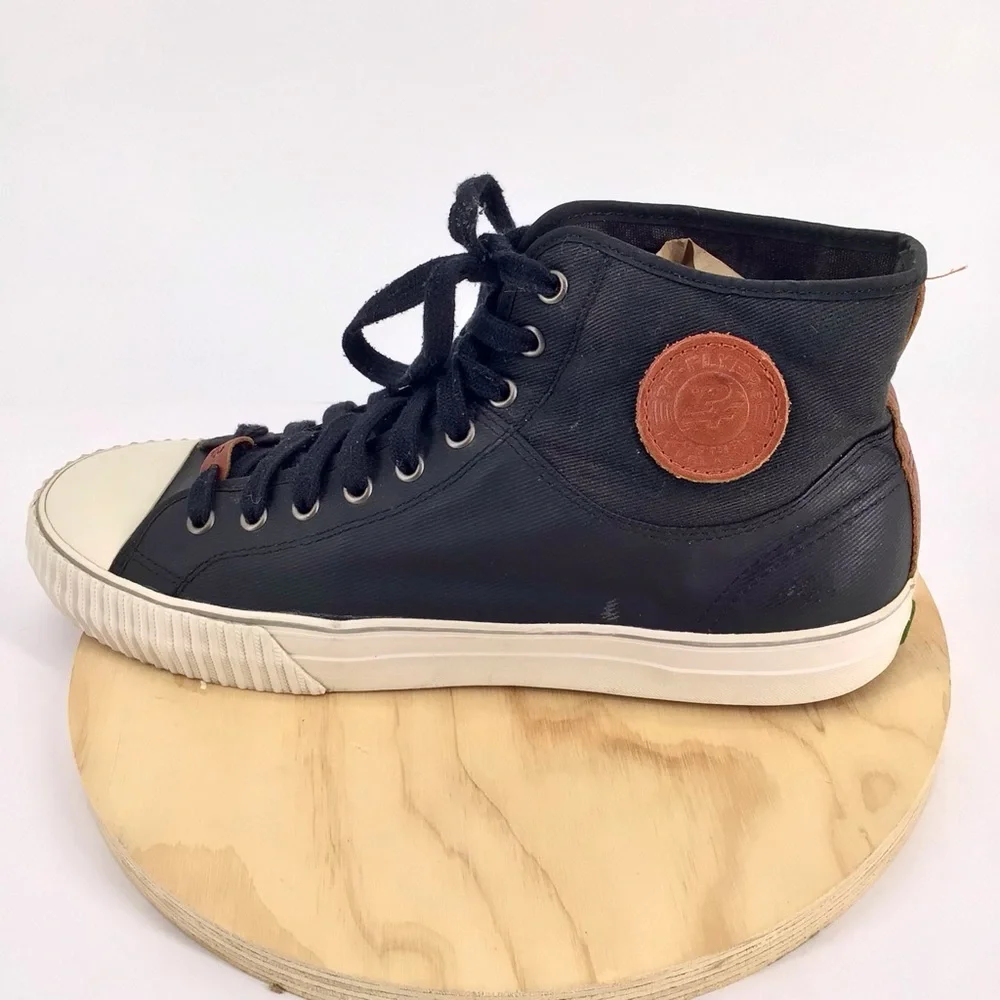 PF Flyers Men's/Women's Coated Canvas Hi Casual Sneaker Men's Sz 12/ Women 13.5 - Picture 10 of 16